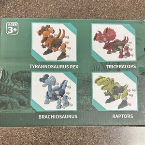 Colorful Dinosaur Building Set for Kids